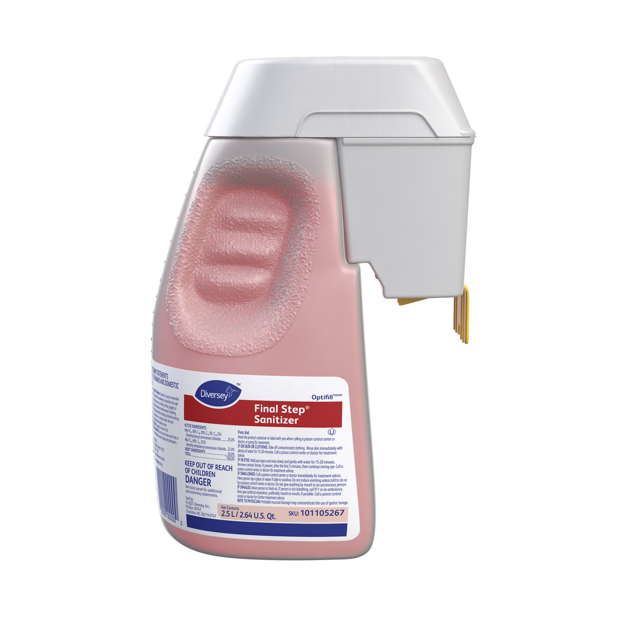 Final Step® Dishmachine Sanitizer 2.5 L Liquid Quat Kosher 1/Each