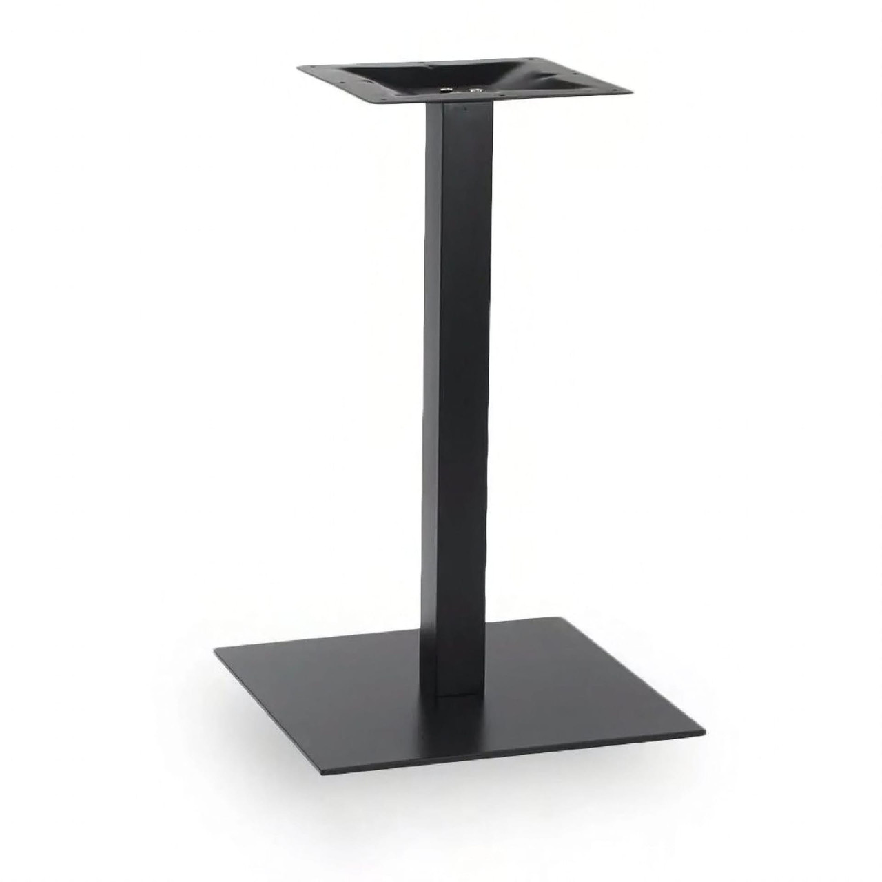 Table Base 24X24 IN Black Powder Coated Steel 1/Each