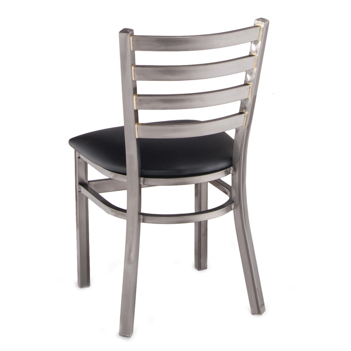 Dante Chair 32X18X19 IN Black Steel 18GA Distressed Upholstered Seat 1/Each