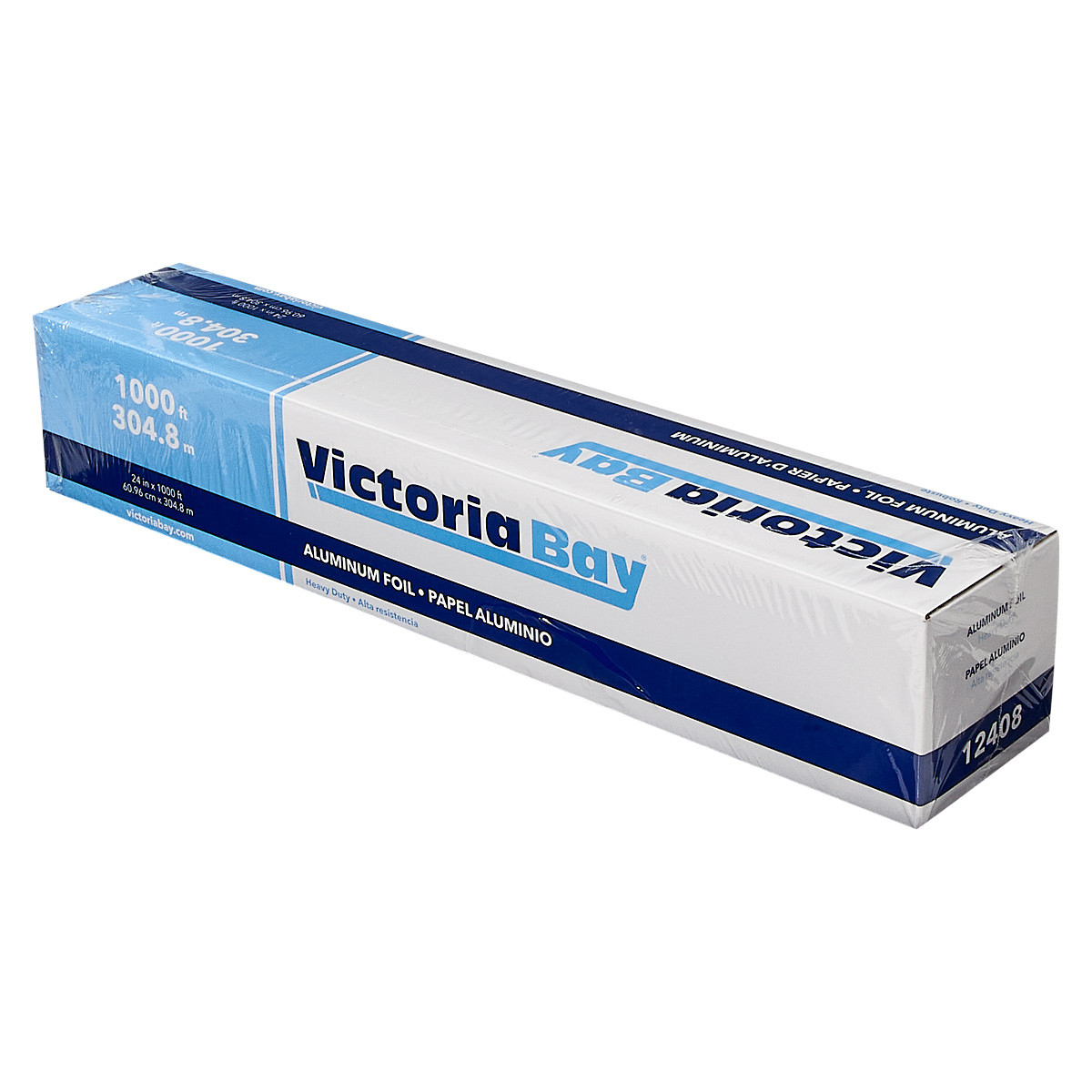 Victoria Bay Food Foil Roll 24IN X1000FT Aluminum Extra Heavy Duty 1/Roll