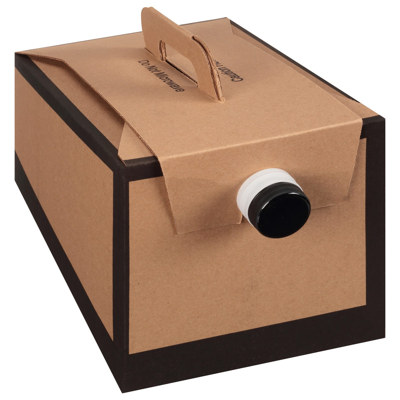 Beverage on the Move® Hot Beverage Box 160 OZ 11.88X8.75X7.5 IN Corrugated Paperboard Kraft 20/Case