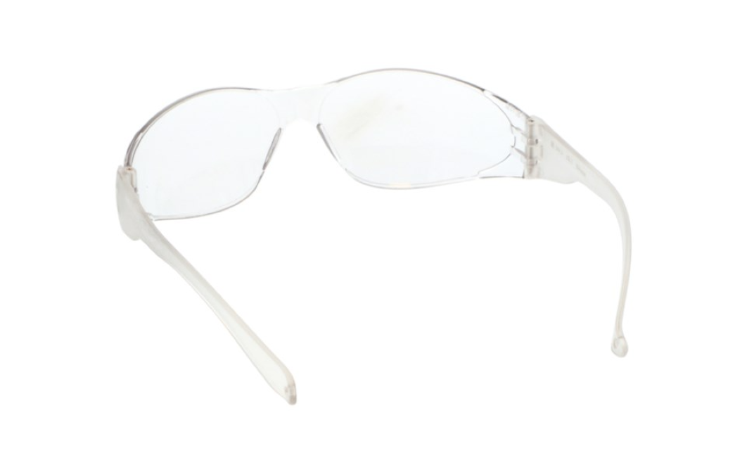 Checklite® Safety Glasses Uncoated PC With Clear Frame Clear Lens 1/Each