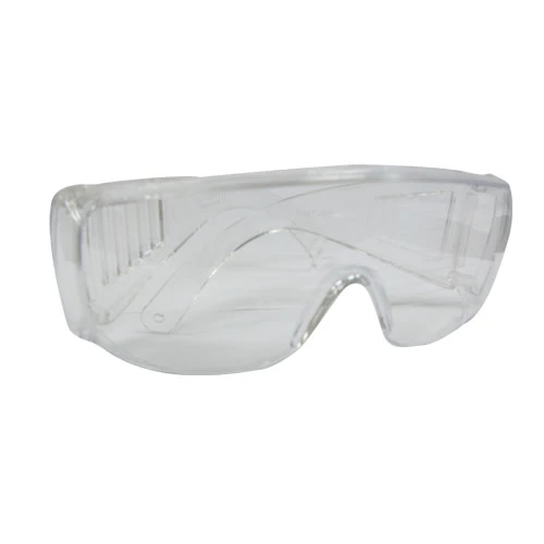 Glasses Clear Plastic With Clear Frame Wraparound Frame Clear Lens 1/Each