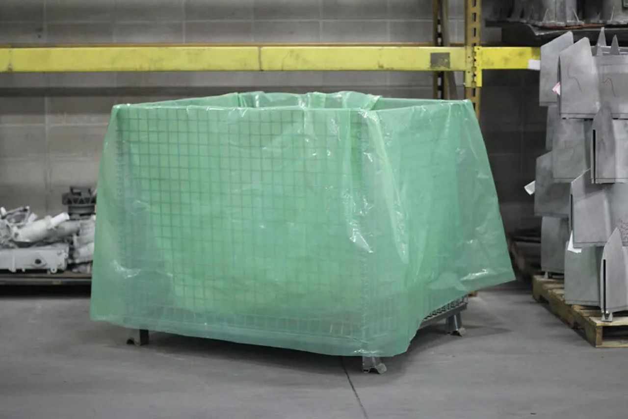 Zerust® Multimetal VCI Bag 26X19X29 IN Green Polyethylene (PE) 2MIL 300 Count/Roll