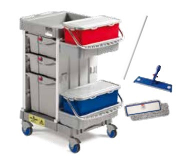 39 Work Station 39X22X42 IN MRI-Safe Metal Free Complete Starter Kit 5IN Wheels Assembled Top-Down 1/Case