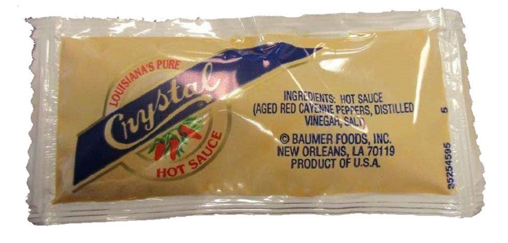 Crystal Louisiana Hot Sauce 7 G 200/Case