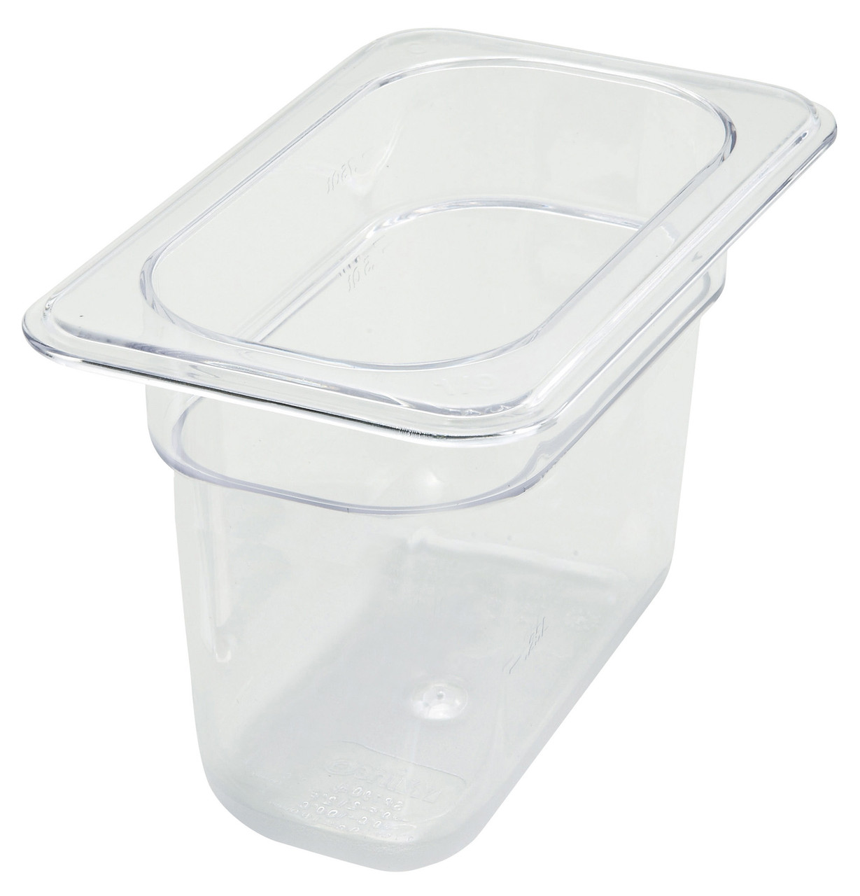 Food Pan 1/9 Size 6.875X6.375X5.8125 IN Rectangle Plastic 1/Each