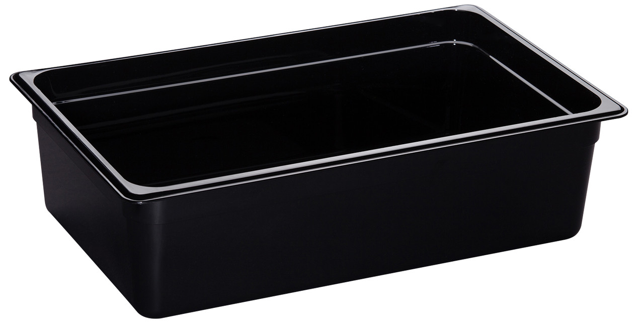 Camwear® Food Pan Full Size 6 IN 20.6 QT Black 1/Each
