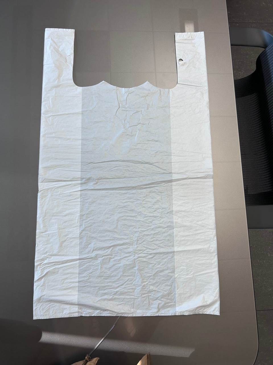Bag 18X8X30 IN HDPE 15MIC White T-Sack 500/Case