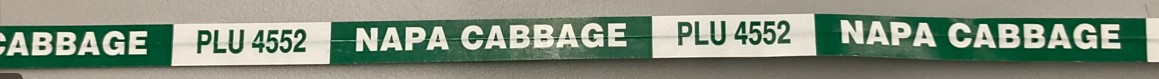 Napa Cabbage Twist Tie 18X0.375 IN Paper Green White 300/Bundle