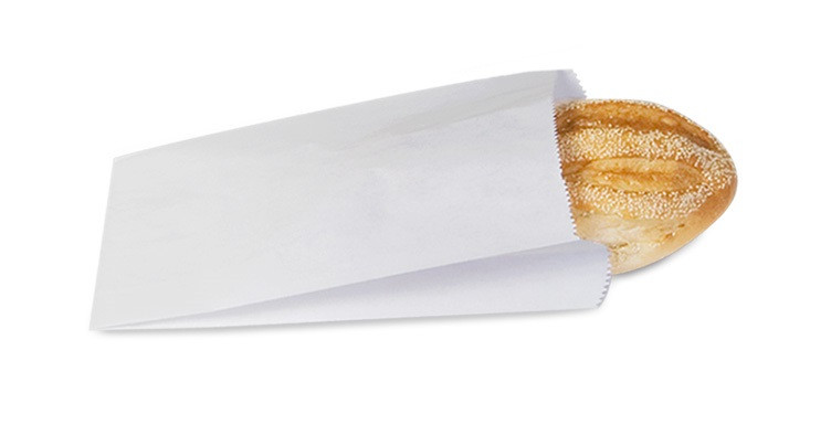 Bagcraft® Bread Bag 5.25X2.75X18 IN Paper White 1000/Case