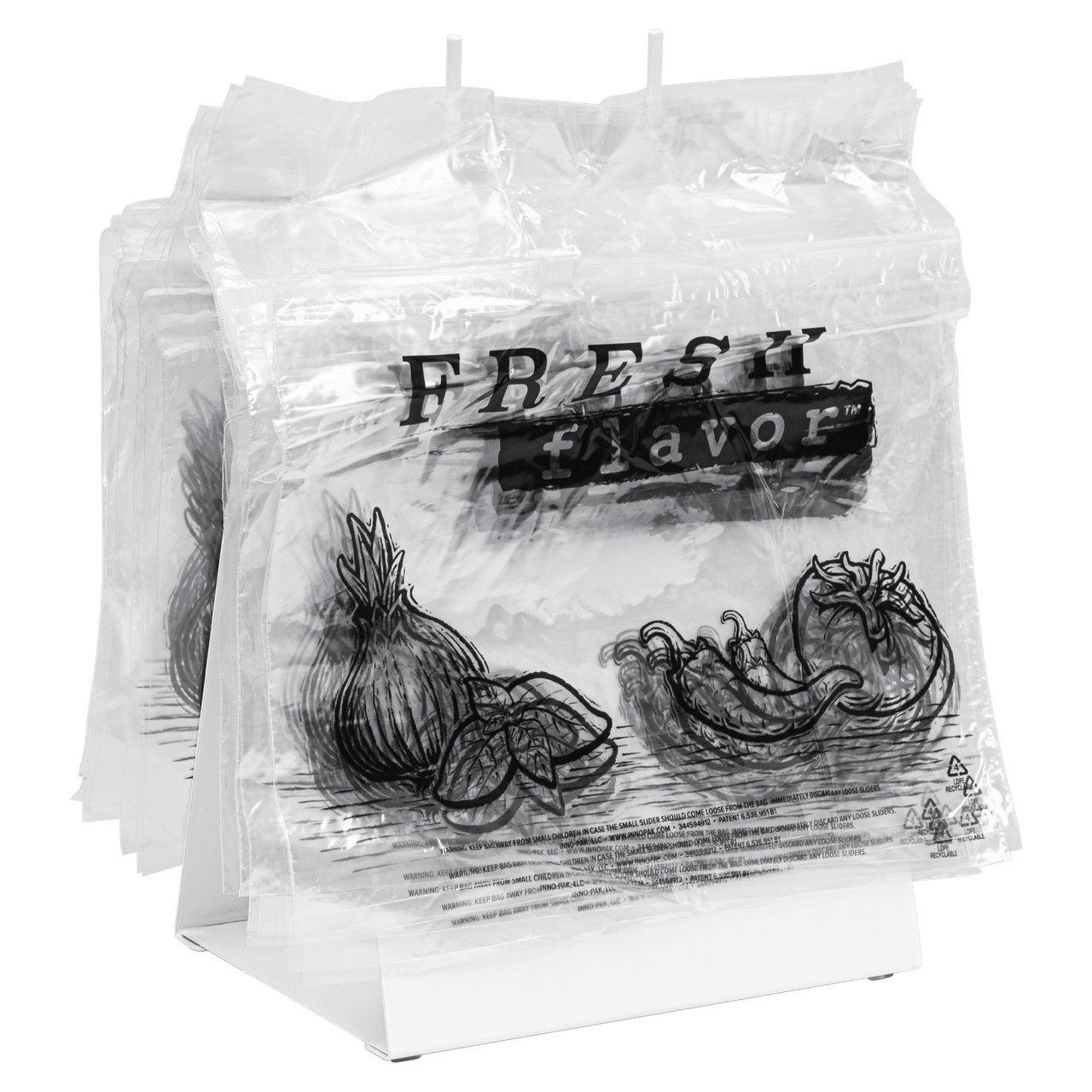 Fresh Flavor™ Deli Bag 10.75X8 IN Low-Density Polyethylene (LDPE) Clear With Slide Seal Closure 1000/Case