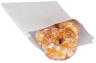 Bagcraft® Sandwich Bag 6X0.75X6.5 IN Dry Wax Paper White 2000/Case