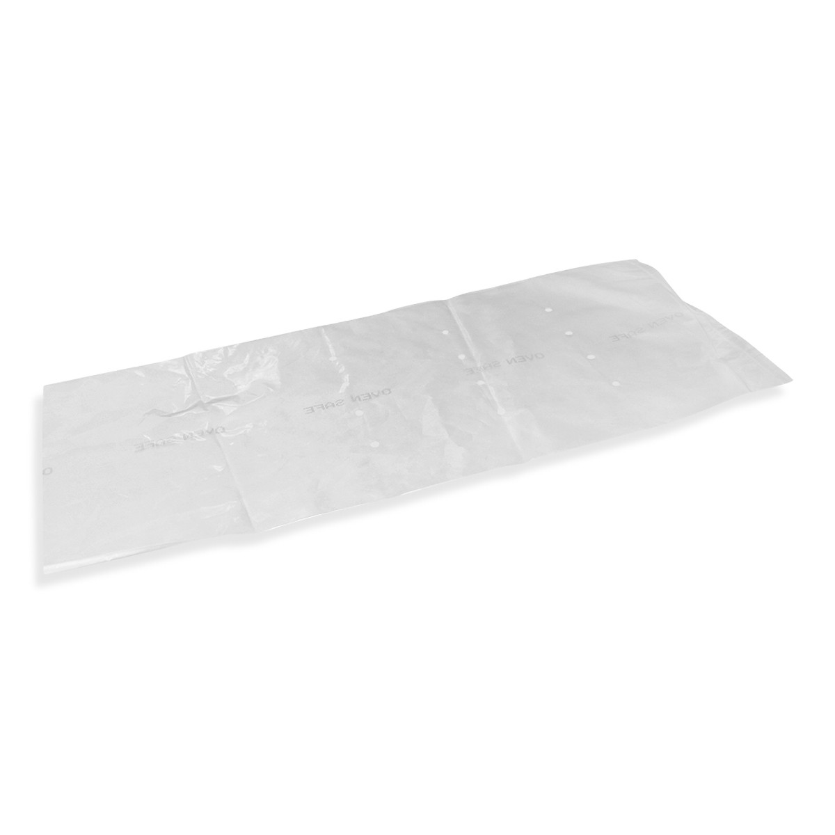 Bag 9.5X21.5 IN Clear Black Printed "Oven Safe" Oven Safe 1000/Case