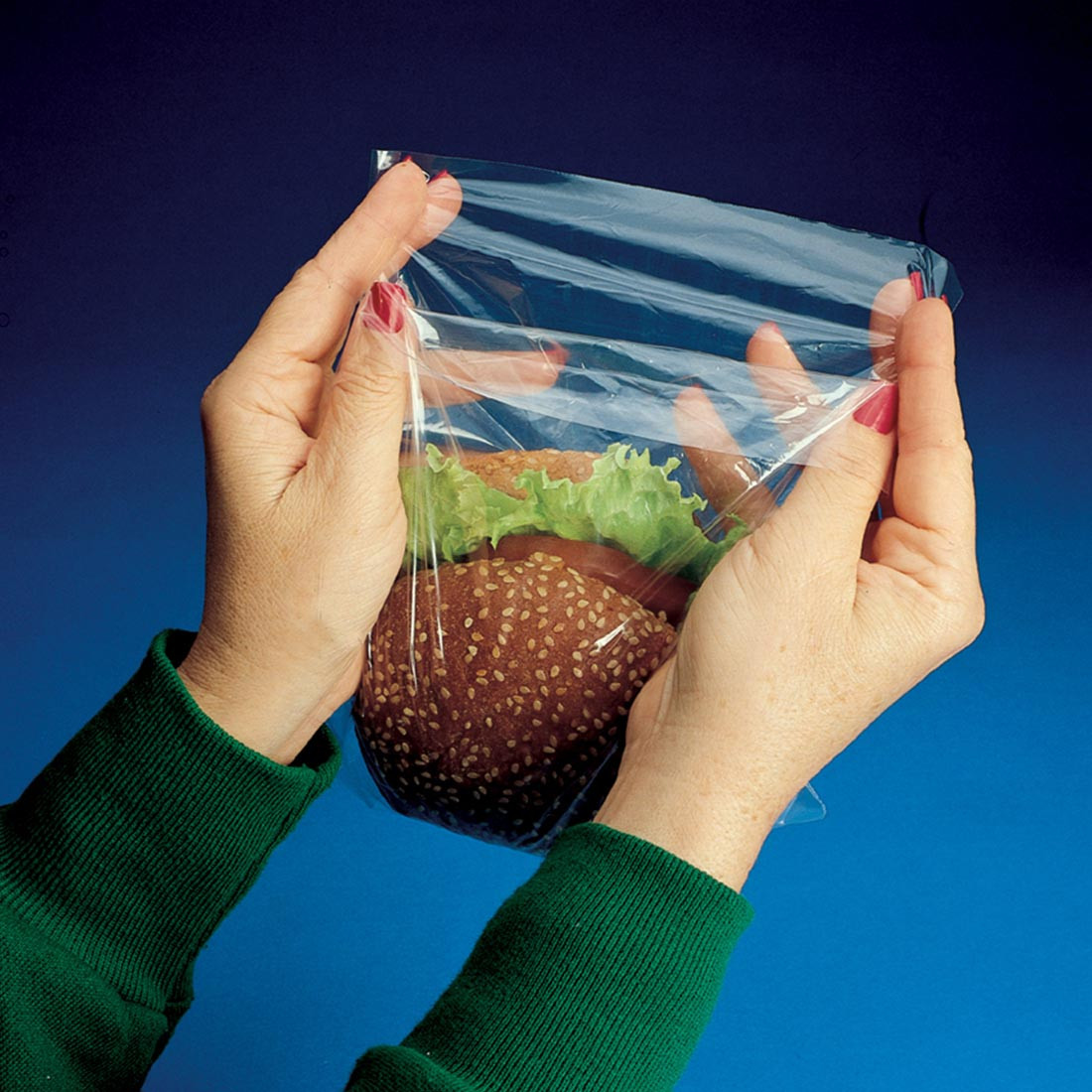 Sandwich Bag 6.75X6.75+1 IN HDPE Clear With Flip Top Closure FDA Compliant 2000/Case