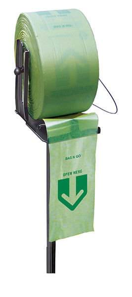 BAG N GO Leafy Green Produce Bag Roll 16X28 IN Plastic 8MIC Star Seal Tinted 475 Count/Roll 4 Rolls/Case 1900 Count/Case