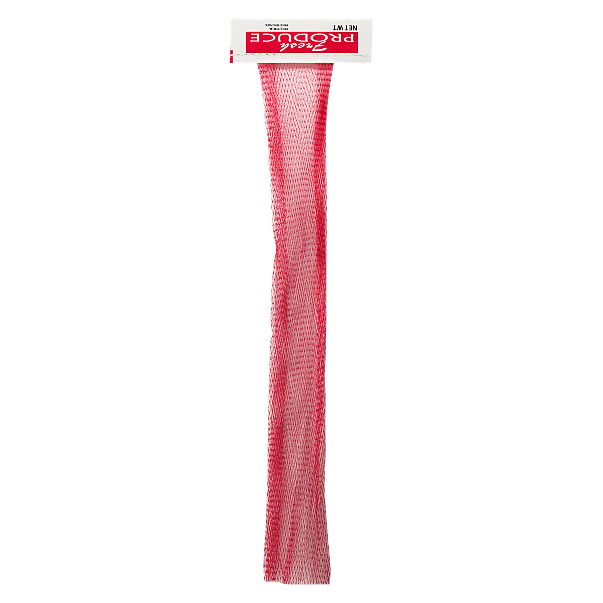 Produce Bag 5.5X20 IN Nylon Red Header Mesh & Net 1000/Case