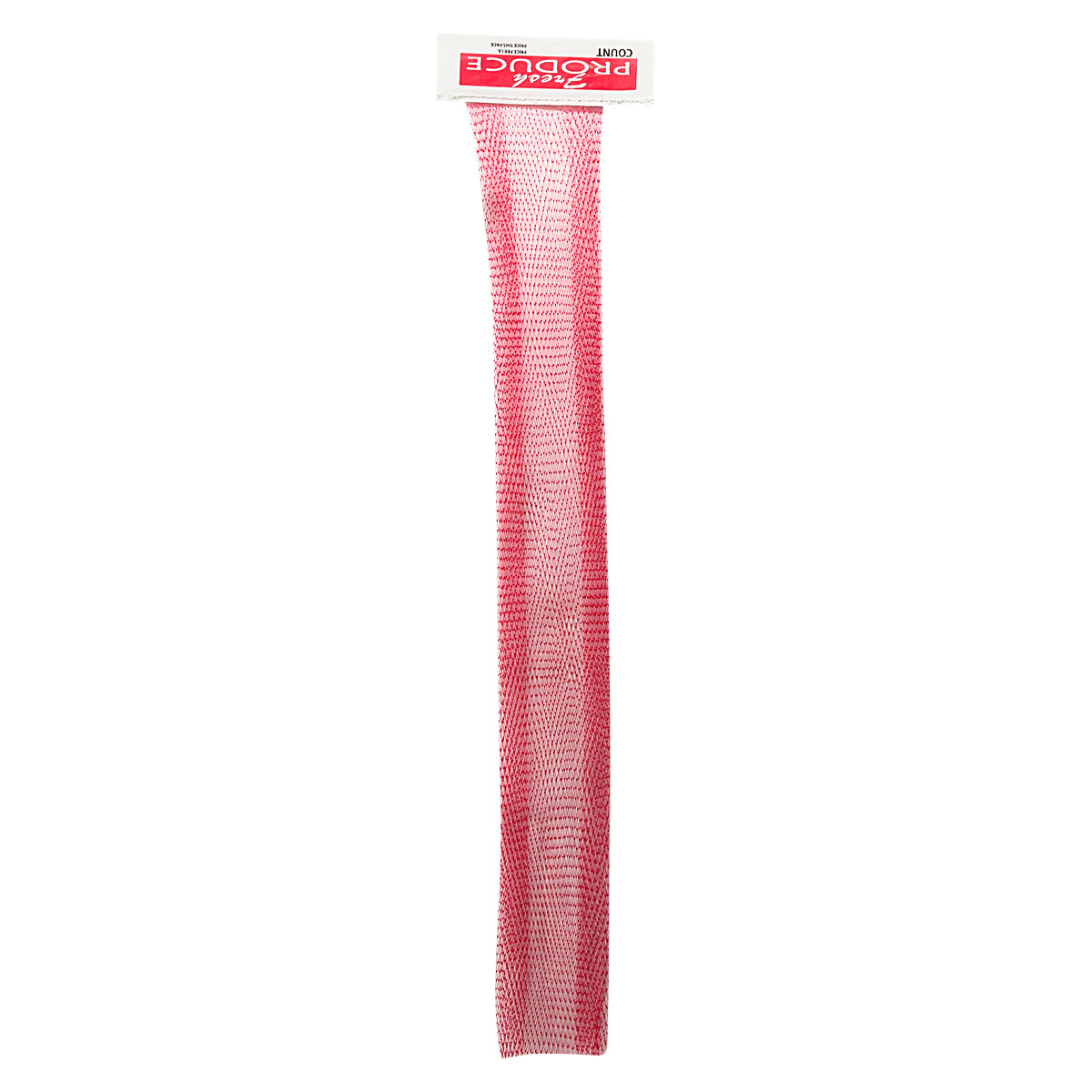 Bag 5.5X23 IN Nylon Red Header Mesh & Net 1000/Case