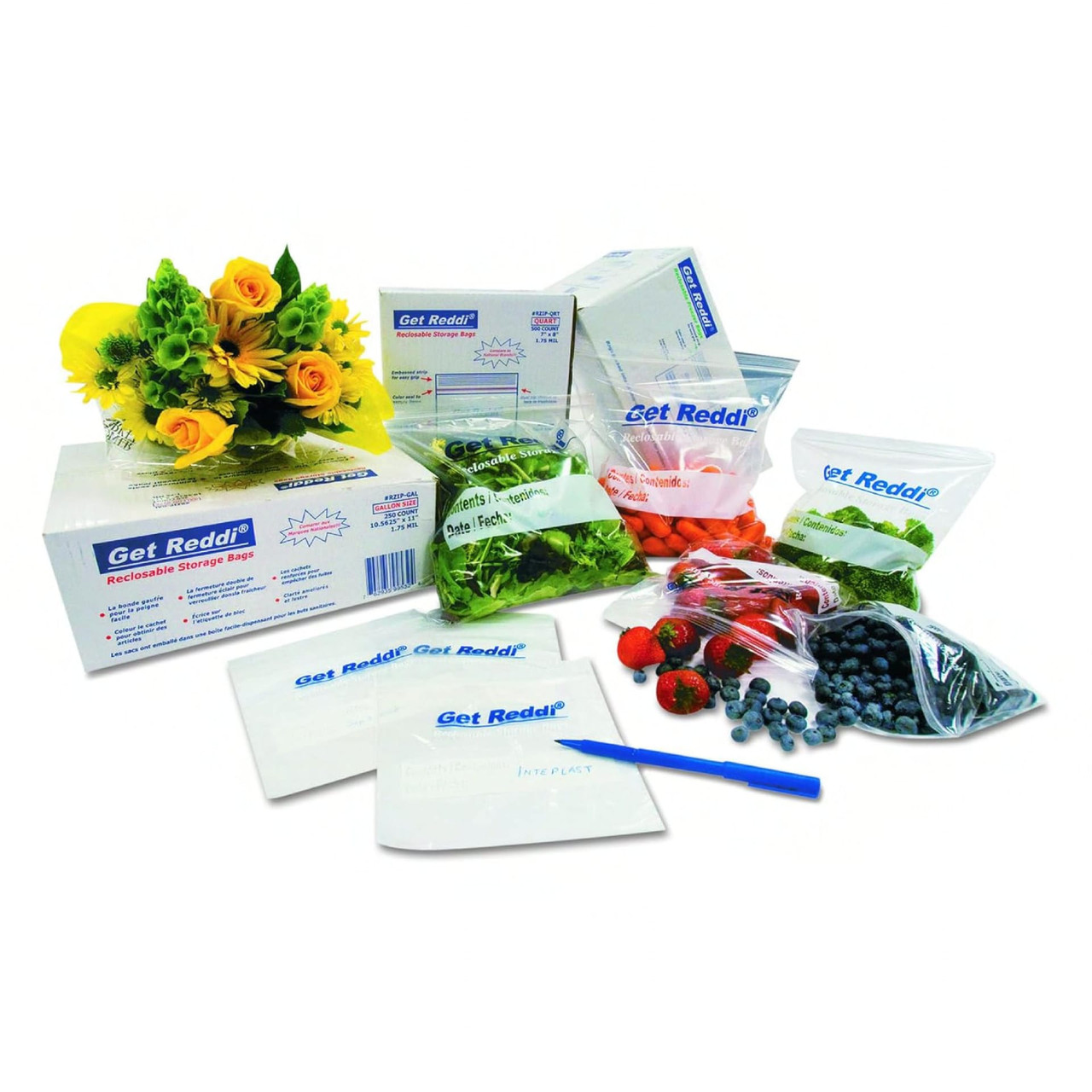 Utility Bag 12X8X30 IN Plastic 500/Case