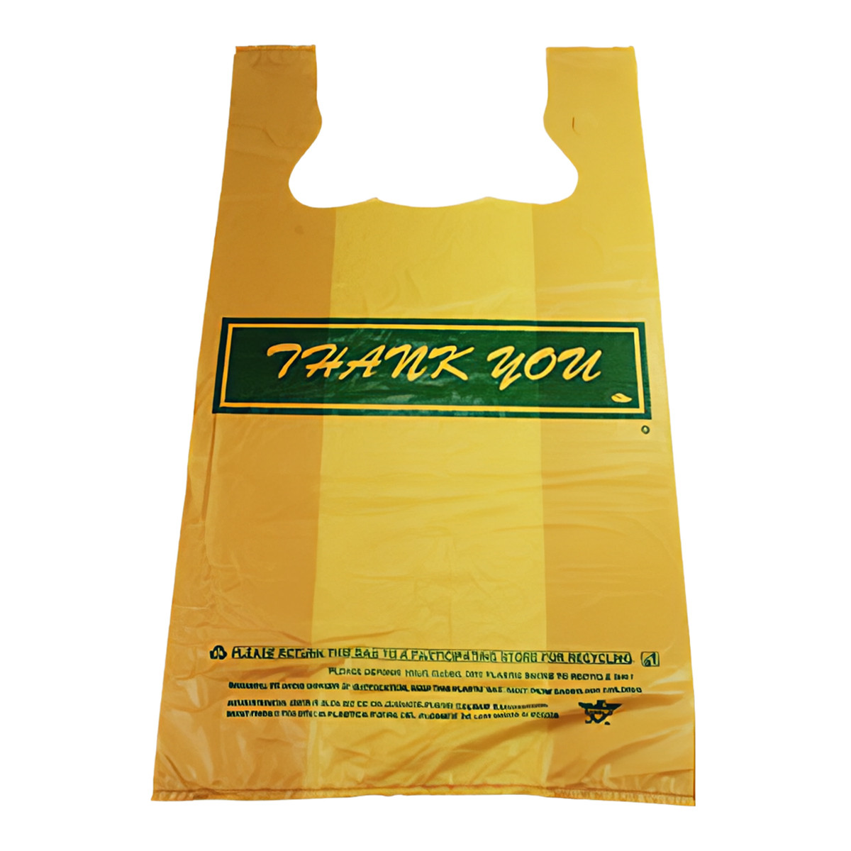 Shopper Bag 11.5X6.5X21 IN Plastic 16.5MIC Beige Gusset 600/Case