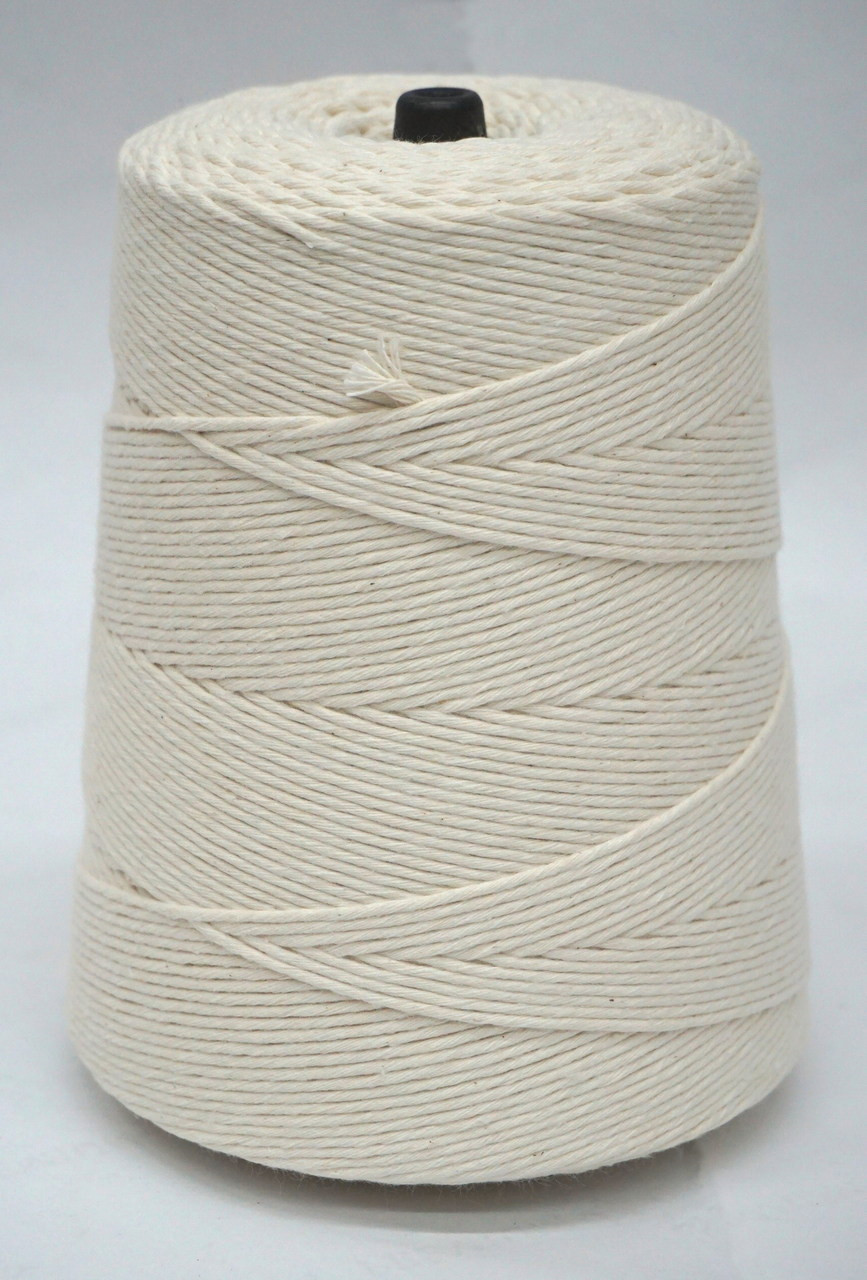 Twine 3060 FT 2 LB Cotton 12PLY Cone 1/Each