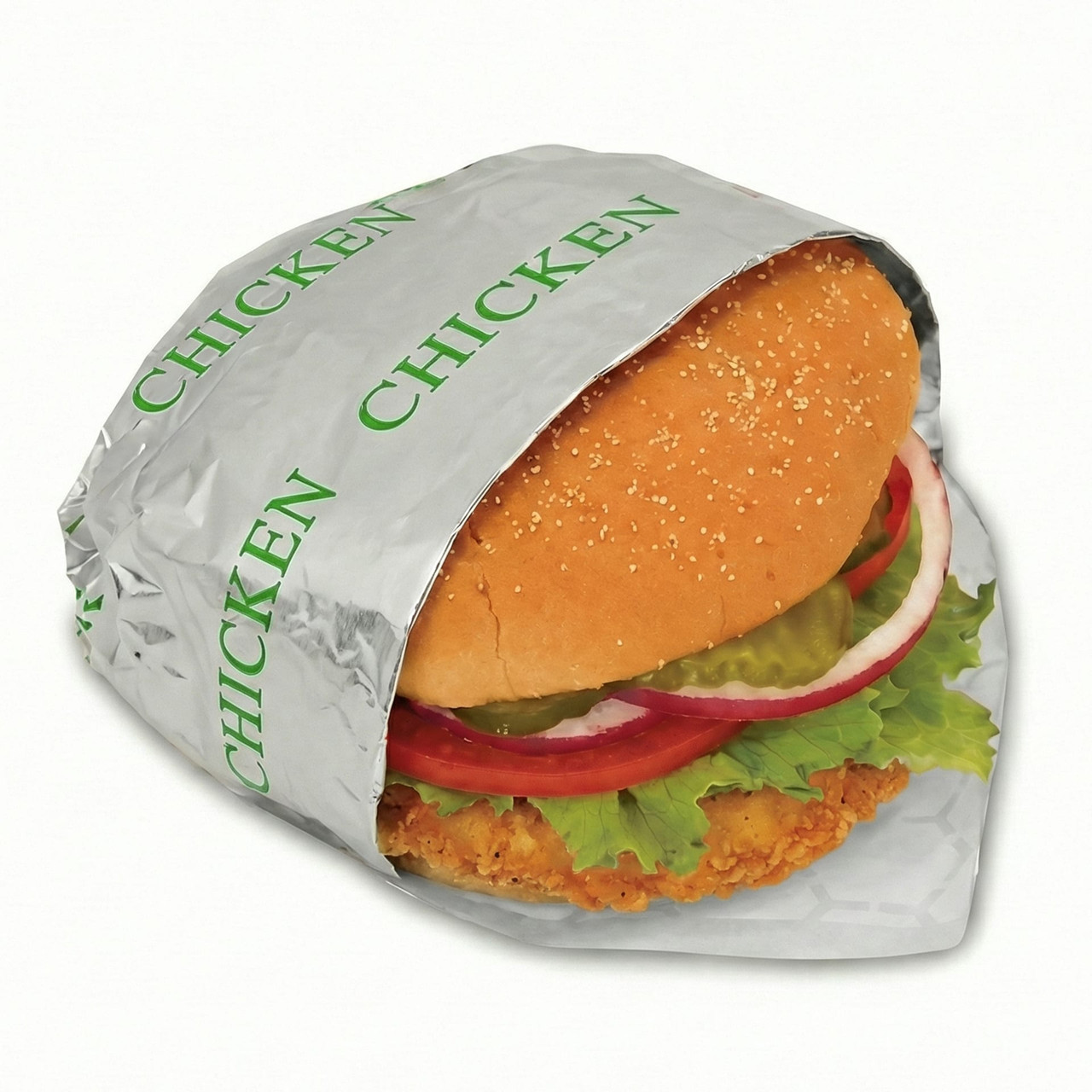 Bagcraft® Chicken Food Wrap 10X14 IN Foil-Lined Paper 2000/Case