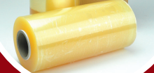 Multi-Purpose Cling Film Roll 15IN X5000FT Plastic 60 Gauge Clear Blue FDA Compliant 1/Roll