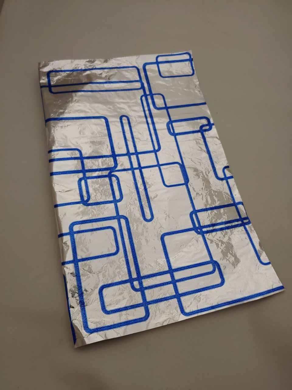 Foil Sheets 10.5X13 IN Blue Multi-Hex Pipe 2500/Case