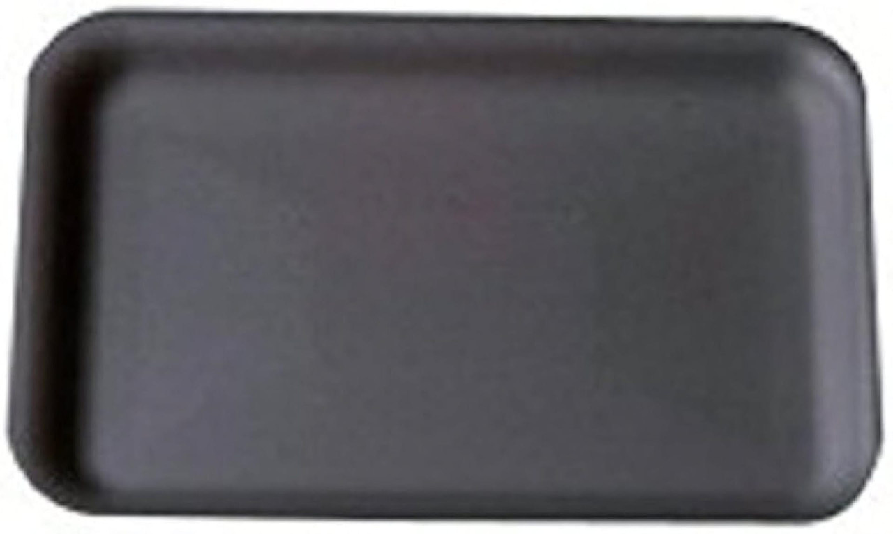 2 Meat Tray Foam Black 500/Case