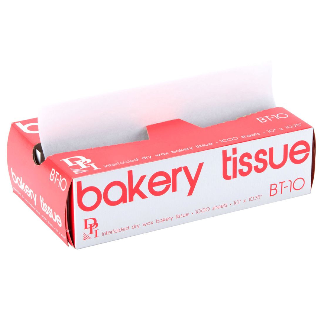 Bakery Tissue 10.75X10 IN Dry Wax Paper Interfold 8000/Case