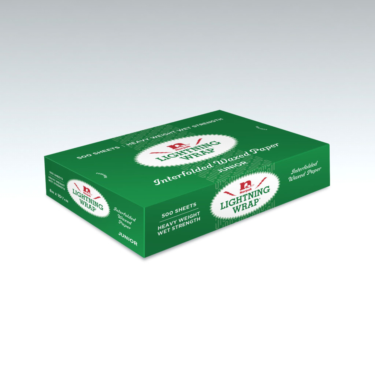 Lightning Wrap Deli Sheet 15X10.75 IN Paper White 6000/Case
