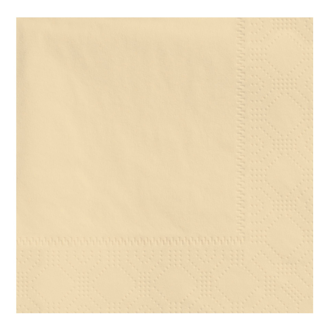 Beverage Napkins 10X10 IN Beige Paper 2PLY 1000/Case