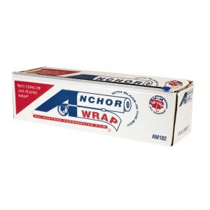 Multi-Purpose Cling Film Cutter & Roll 18IN X2000FT PVC Clear With Dispenser Box Freezer Safe 1/Roll