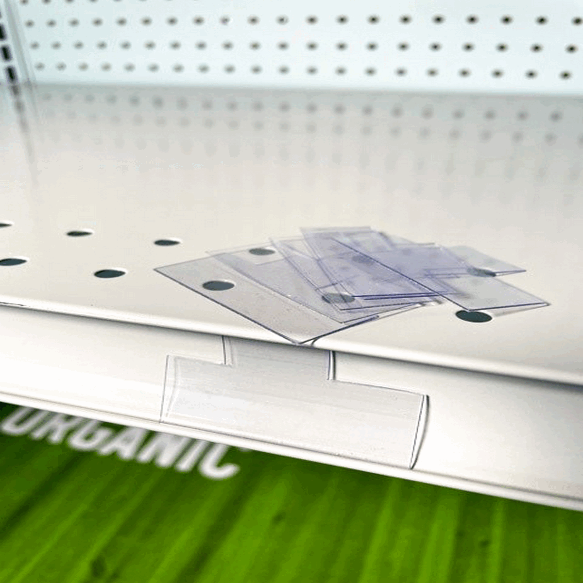 Shelf Label Holder 1.2188X3 IN UPC Chip 1000/Bag