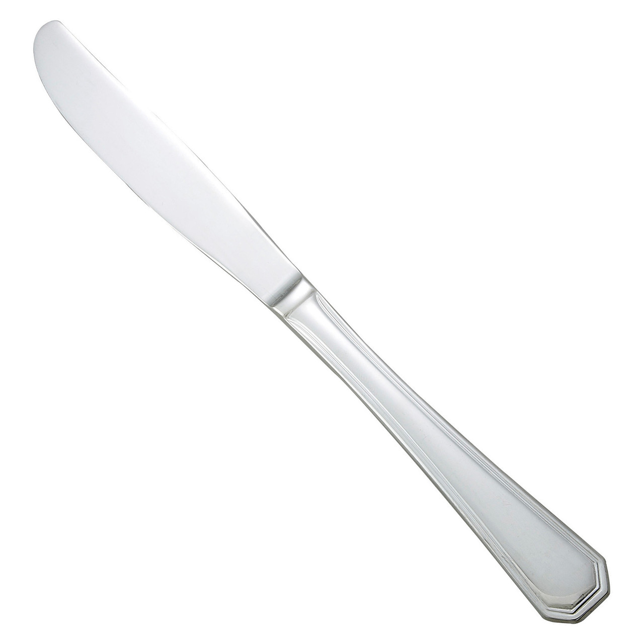 Victoria Dinner Dinner Knife 9.25 IN Stainless Steel Extra Heavy Duty Silver 12/Dozen