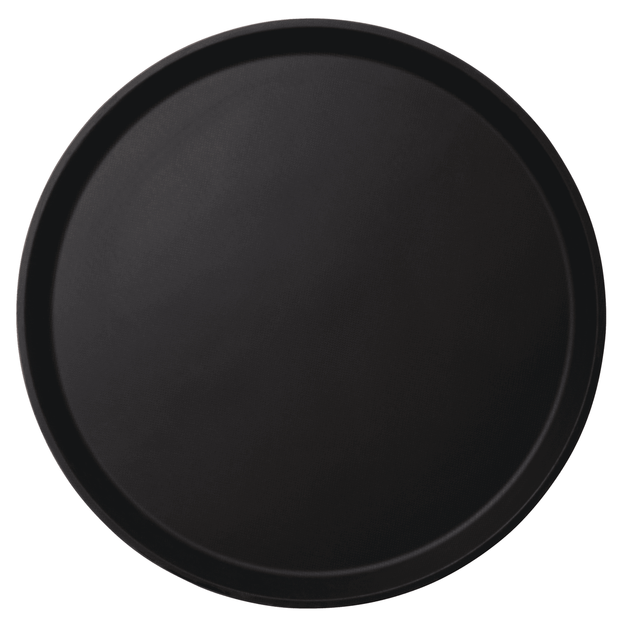 Camtread® Serving Tray 18 IN Black Round Non-Skid Dishwasher Safe 1/Each