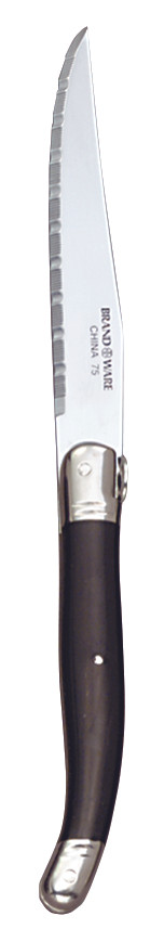 Euro Style Steak Knife 9.13 IN 13/0 Stainless Steel Pointed 12/Dozen