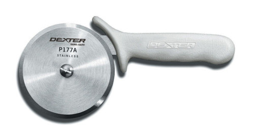 SANI-SAFE® Pizza Cutter 8.25 IN Steel Sure Grip Textured Handles 1/Each