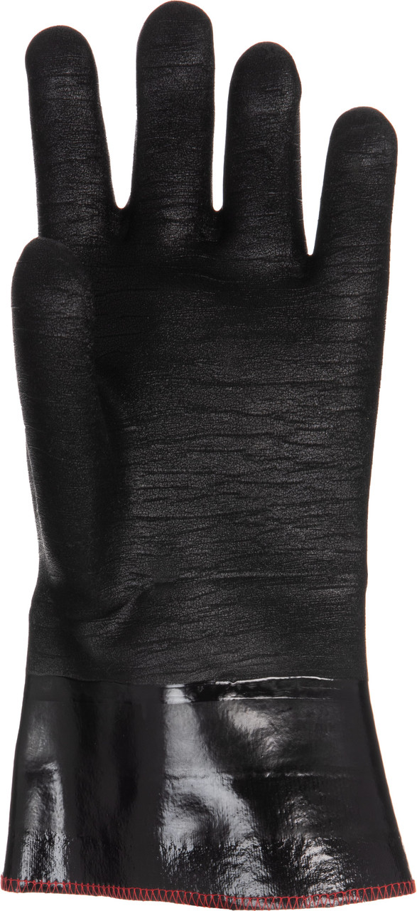 San Jamar Oven Mitt 16 IN Neoprene Black Up to 500 Degrees Fahrenheit 1/Pair