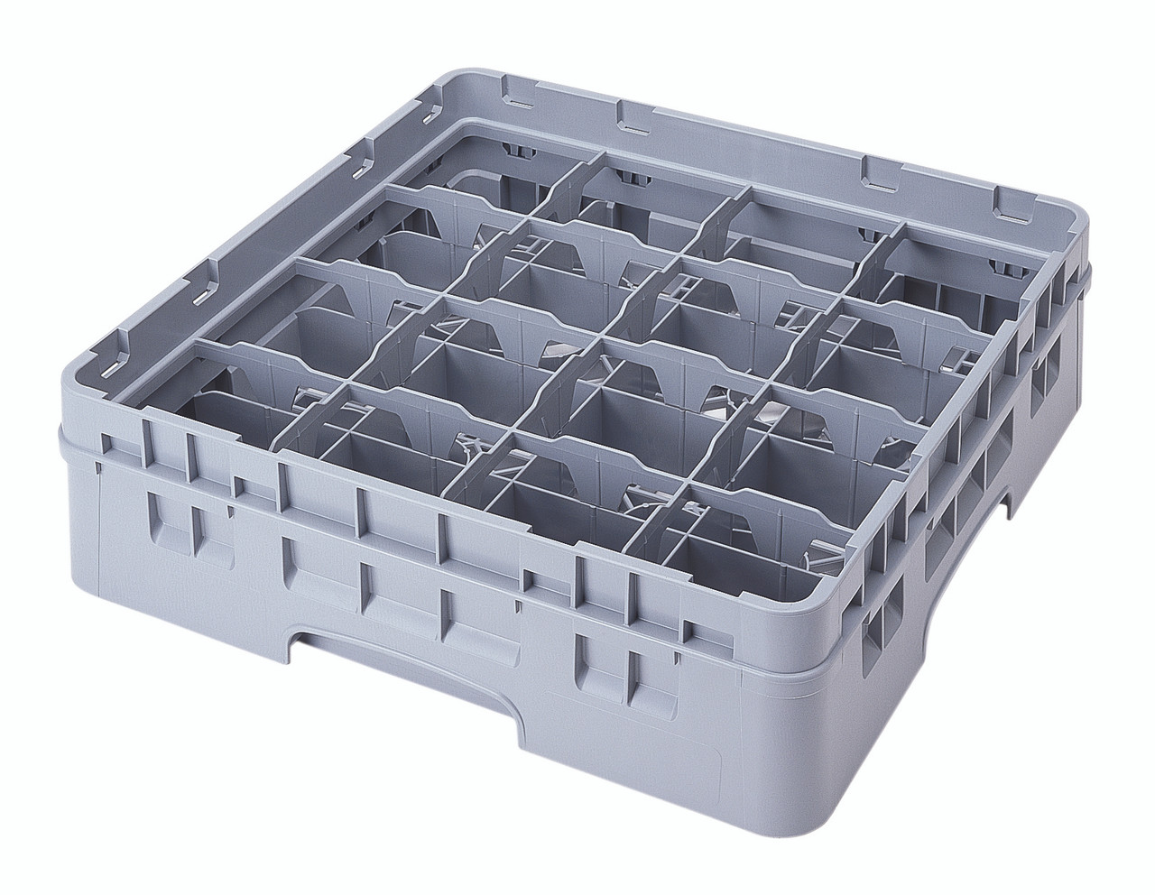 Camrack® Drying Rack Full Size 4.25 IN 16 Compartment Soft Gray 1/Each