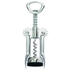 Corkscrew Chrome Plated Wing Open Spiral Worm 1/Each