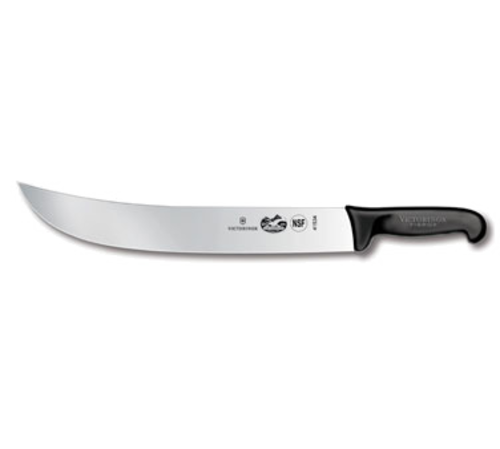 Cimeter Knife 14 IN Stainless Steel Black Handle Dishwasher Safe 1/Each