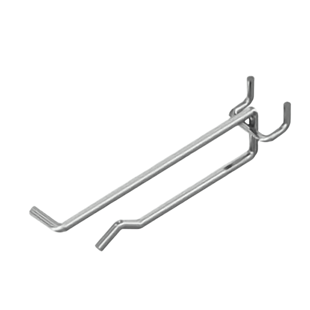 Peg Scan Hook 8 IN Metal 1/Each