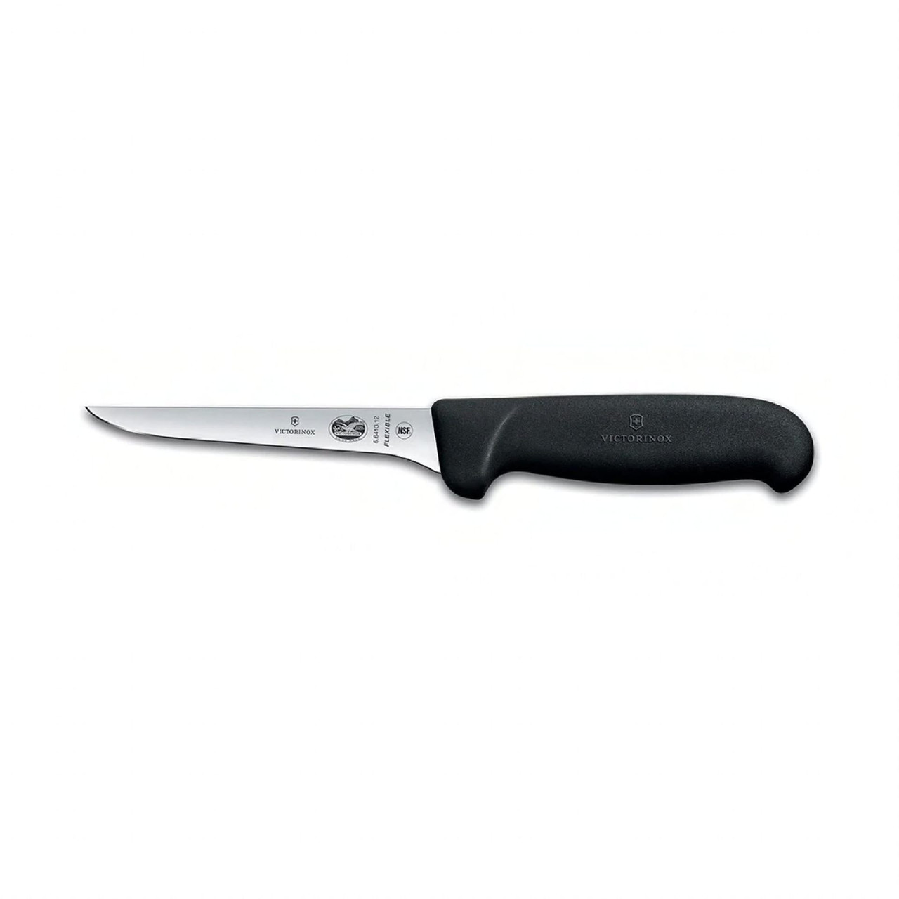 Fibrox® Boning Knife Black Straight Blade Narrow Flexible 1/Each
