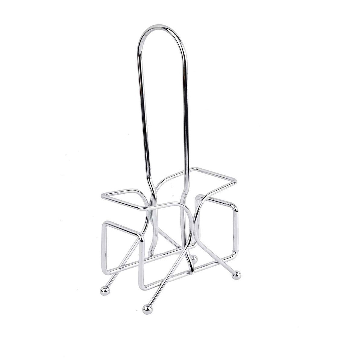 European Collection™ Cruet Rack Chrome Plated Steel For Tablecraft #600 Cruet 6 OZ Glass Hand Wash 6/Case