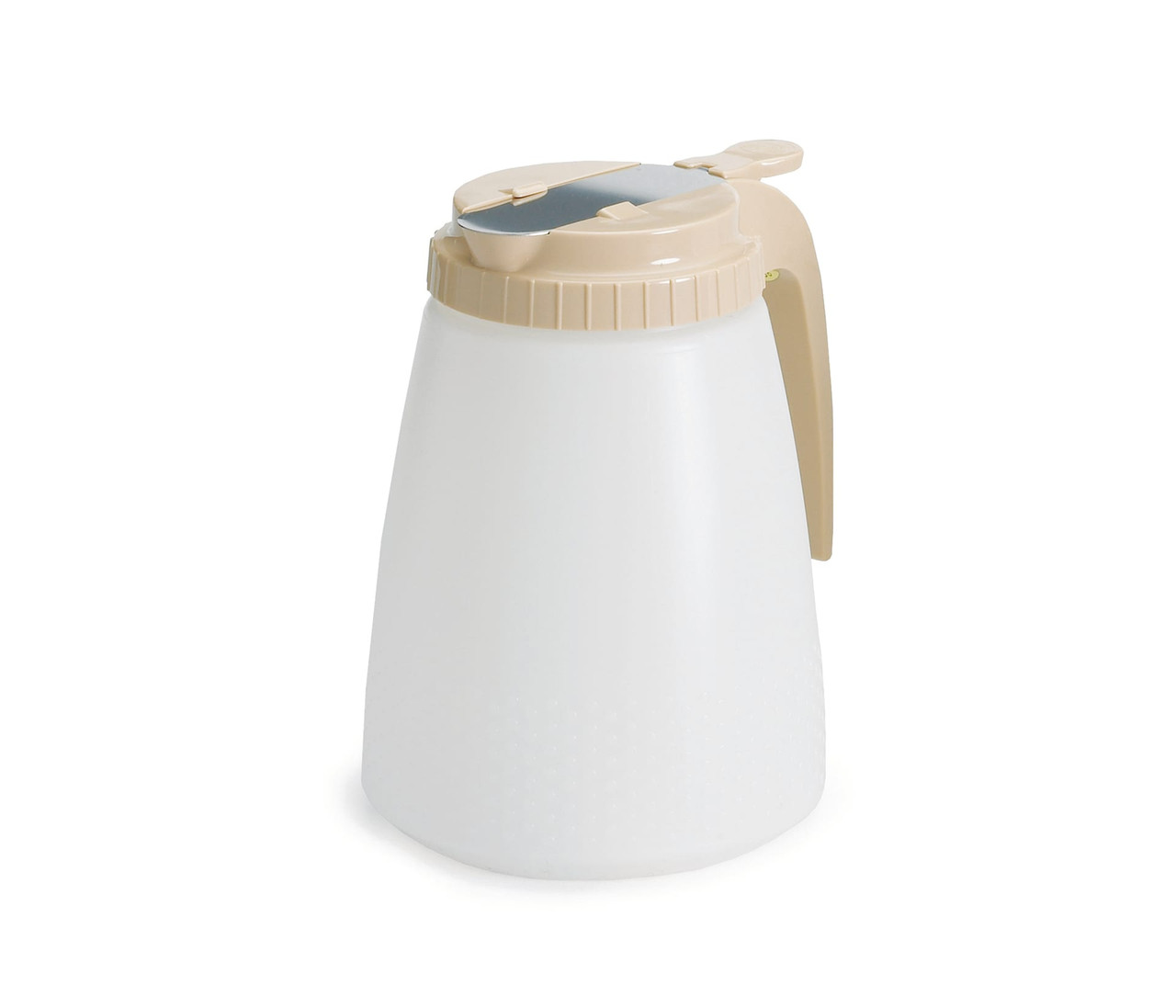 Dispenser 48 OZ ABS Almond All Purpose Slide Top 1/Each