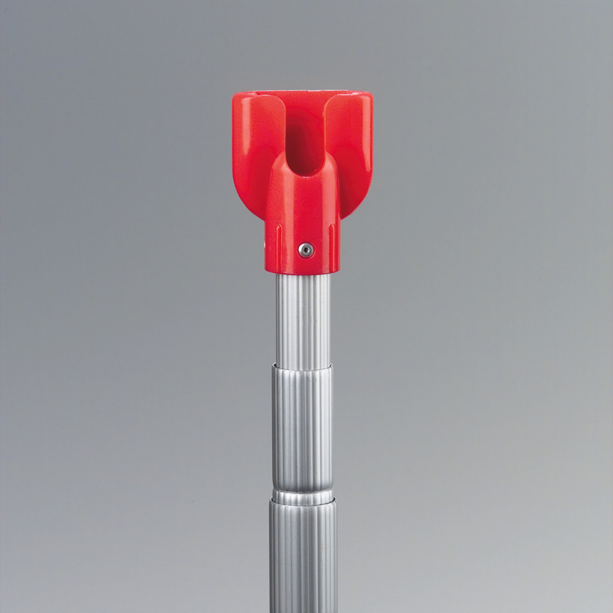 Installation Pole 10 IN Aluminum Silver Red Telescopic 10-18 FT 3-Piece 1/Each