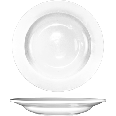 Dover™ Pasta Bowl 12X1.63 IN 20 OZ Porcelain European White Round 12/Case