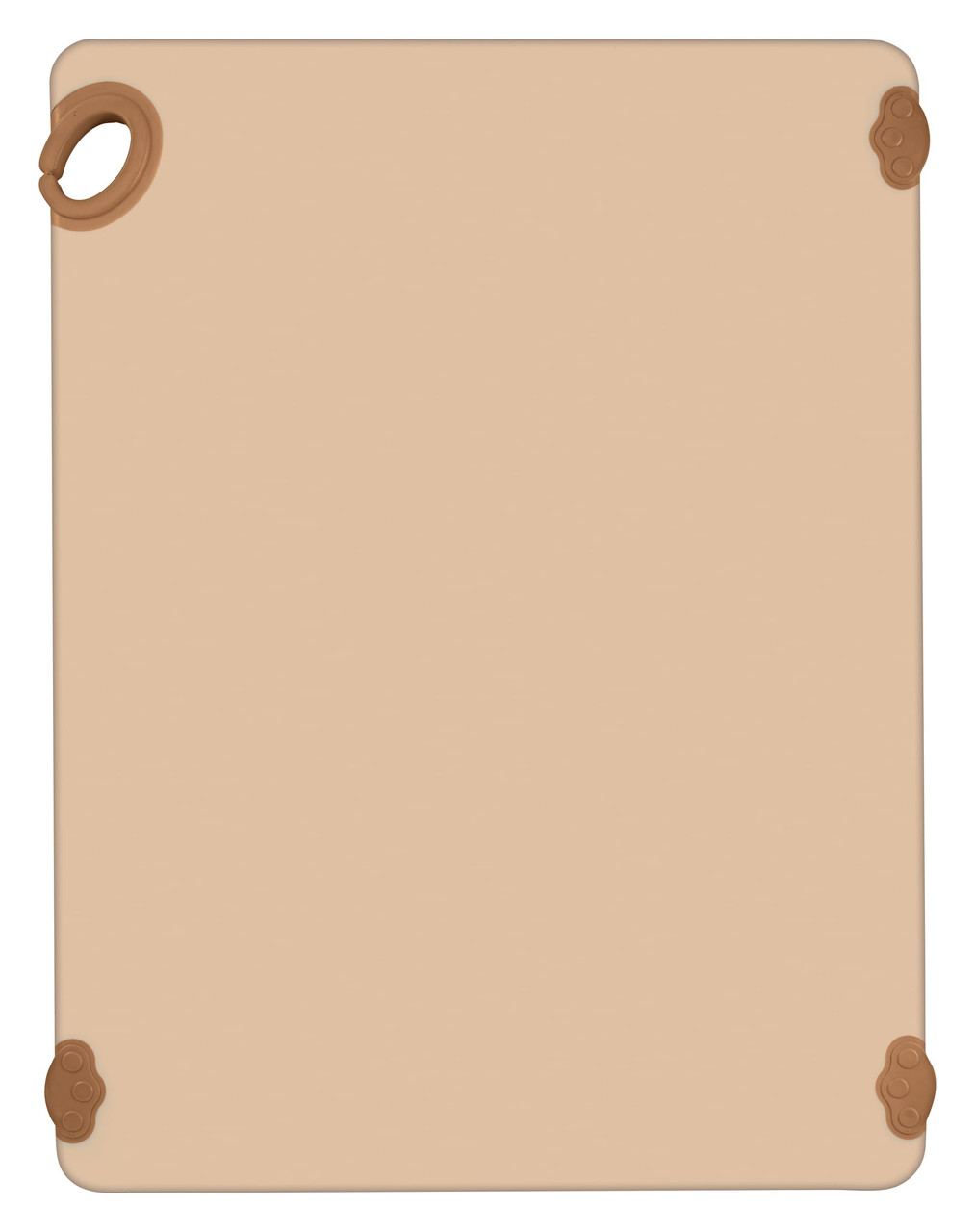 STATIK BOARD™ Cutting Board 24X18X0.625 IN Plastic Brown With Hook Dishwasher Safe 1/Each