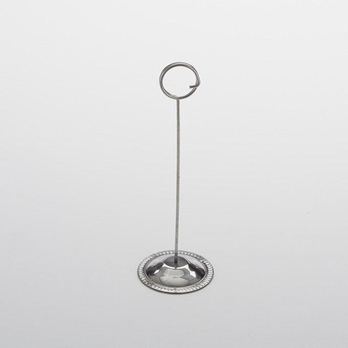 Card Holder 8 IN Stainless Steel 1/Each